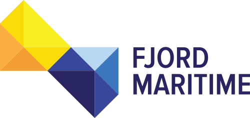 Fjord maritime logo mørk